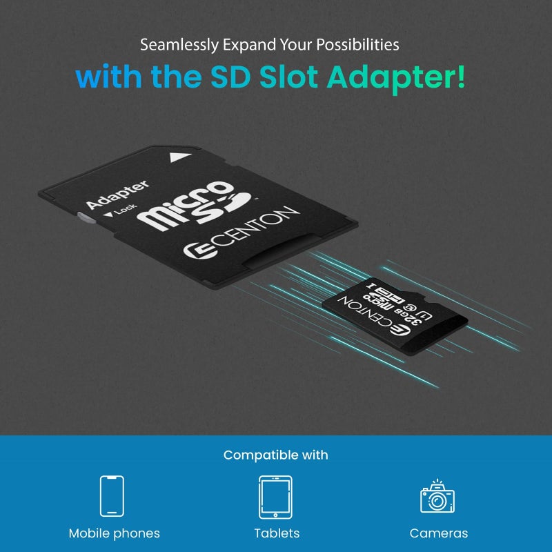 Centon Electronics Class 10 Micro SDHC, Ultimate Memory Card for Phones, Tablets, Cameras, and More, 32GB - Image 4